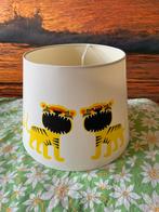 Lampenkap met Tijgerprint, Huis en Inrichting, Lampen | Lampenkappen, Wit, Rond, Ophalen of Verzenden, Zo goed als nieuw