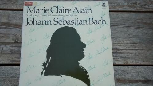 Orgel LP - Marie Claire Alain speelt Johan Sebastian Bach, Cd's en Dvd's, Vinyl | Klassiek, Zo goed als nieuw, Overige typen, Ophalen of Verzenden