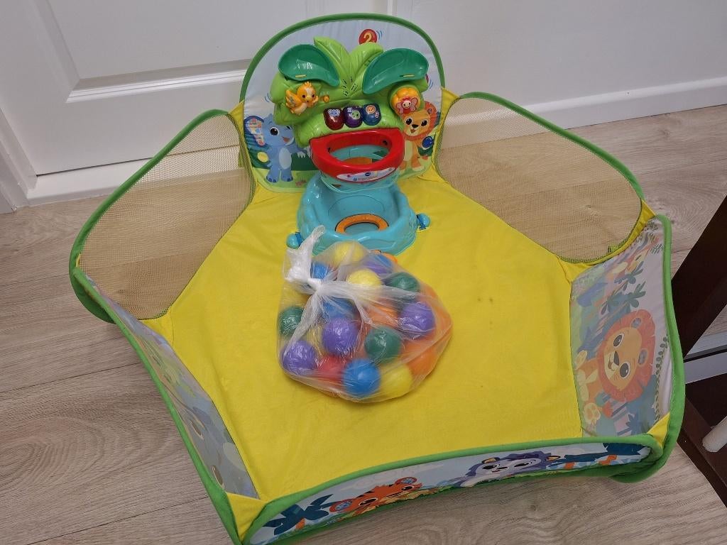 VTech Ballenbak Pop-a-Balls Pop & Count Ball Pit, Ophalen, Zo goed als nieuw, Babygym, Met licht