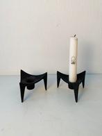 Set Jens Quistgaard design kandelaars Dansk , jaren 70, Huis en Inrichting, Woonaccessoires | Kandelaars en Kaarsen, Gebruikt