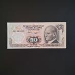 50 lira Turkije #005, Postzegels en Munten, Bankbiljetten | Europa | Niet-Eurobiljetten, Verzenden, Overige landen, Los biljet