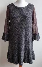 Avalanche grijs/blauw kanten jurk mt. 44 (6), Kleding | Dames, Avalanche, Maat 42/44 (L), Ophalen of Verzenden, Zo goed als nieuw