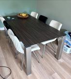 Japandi  Tafel + Stoelen - Gratis!, Huis en Inrichting, Tafels | Eettafels, Gebruikt, 100 tot 150 cm, Ophalen of Verzenden, Vijf personen of meer
