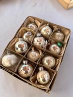 Antieke oude kerstballen, zilver, versierd, Diversen, Ophalen of Verzenden, Gebruikt