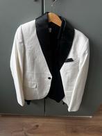 Witte blazer maat 140 met zwarte polo, Ophalen of Verzenden, Zo goed als nieuw