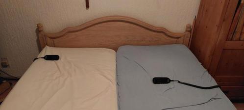 2 persoons bed met elec. lattenbodem, Huis en Inrichting, Slaapkamer | Bedden, Zo goed als nieuw, Tweepersoons, 180 cm, 200 cm