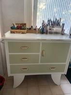 Wit met groene commode / kast / dressoir, Huis en Inrichting, Kasten | Kledingkasten, Ophalen of Verzenden