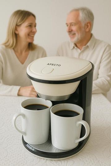 Compacte koffiezetter voor 1 of 2 kopjes koffie beschikbaar voor biedingen