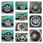 Diverse 4x100 5x112 5x130 sets 17 18 19 porsche vw golf gti, Ophalen, Gebruikt, Personenwagen, Velg(en)