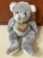 Nieuwe Anna Club plush leather tag line grijze knuffel beer, Ophalen of Verzenden, Nieuw, Beer