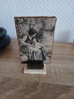 Vintage Bloemensteker / Flower Frog met Foto, Antiek en Kunst, Ophalen of Verzenden