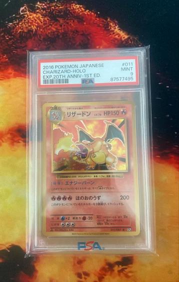 Charizard holo psa 9 beschikbaar voor biedingen