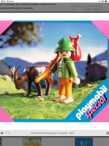 Playmobil 4516 Herderjongen met geit beschikbaar voor biedingen