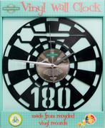 Dartbord darts 180 vinyl klok wanddeco woon decoratie klok, Huis en Inrichting, Woonaccessoires | Klokken, Nieuw, Ophalen of Verzenden