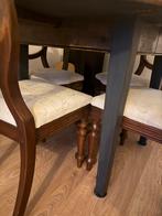 Set van 4 Vintage Mahonie Eetkamerstoelen, Ophalen