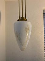 Art Deco Hanglamp, Huis en Inrichting, Lampen | Hanglampen, Ophalen of Verzenden, Gebruikt, Glas, 50 tot 75 cm