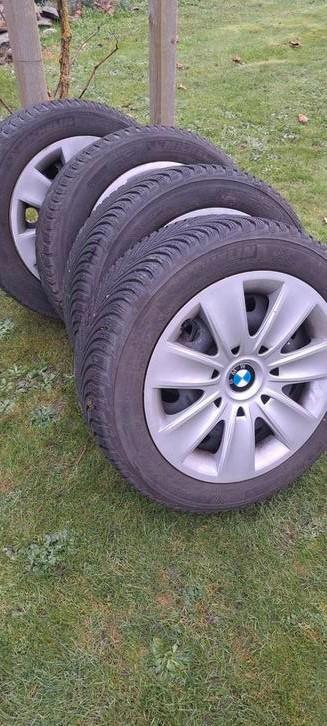 Te koop Michelin winterbanden BMW 3 serie op stalen velgen. beschikbaar voor biedingen
