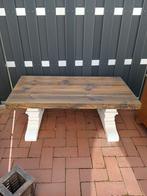 Kloostersalontafel, 50 tot 100 cm, 50 tot 75 cm, Grenenhout, Rechthoekig