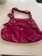 Kipling hele mooie fuchsia roze leren tas, zgan, Sieraden, Tassen en Uiterlijk, Tassen | Damestassen, Ophalen of Verzenden, Zo goed als nieuw