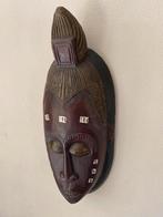 Groot Afrikaans houten masker H45x19cm, Ophalen of Verzenden