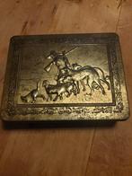 Vintage Metalen Doos met Jachttafereel, Ophalen of Verzenden