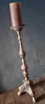 Antieke kaarsen kandelaar 97.5 cm, Ophalen, Koper of Brons