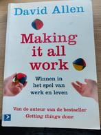 Getting things done en Making it all work van David Allen, Boeken, Ophalen of Verzenden, Gelezen
