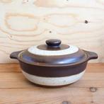 Denby dekschaal schaal met deksel bruin ecru | per stuk, Huis en Inrichting, Keuken | Servies, Keramiek, Ophalen of Verzenden