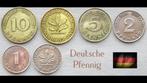 Duits e oude 10 5 2 1 pfennig Duitsland mark Deutschland, Ophalen of Verzenden, Duitsland, Setje