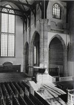 Pa71 ansichtkaart grote kerk rotterdam interieur transept, Ophalen of Verzenden, 1940 tot 1960, Zuid-Holland