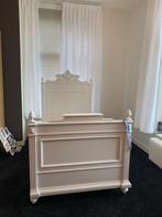 Mooi oud bed 190x110 - Weg wegens verhuizing!, Eenpersoons, Wit, Hout, 100 cm