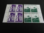 1412-1413 Gecomb. Uitgifte in blokken van 4 1988 Postfris, Ophalen of Verzenden, Na 1940, Postfris