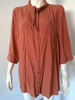 Zgan stijlvolle steenrode blouse Zizzi XL 46-48, Zizzi, Bruin, Maat 46/48 (XL) of groter, Ophalen of Verzenden