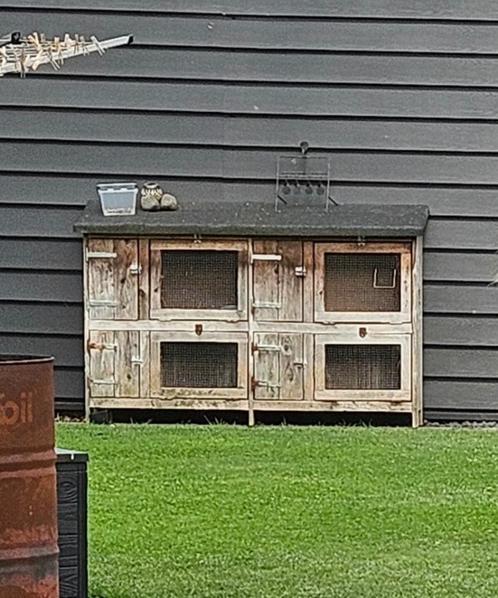 Konijnenhok buiten, Dieren en Toebehoren, Knaagdieren en Konijnen | Hokken en Kooien, Gebruikt, Hok, 90 cm of meer, 110 cm of meer