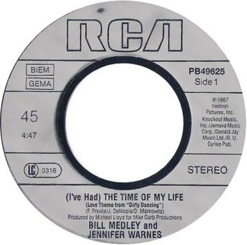 Bill Medley & J.Warners - I 've had the Time of my Life (Sin beschikbaar voor biedingen