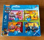 Puzzel Paw Patrol Ravensburger - 4 in 1, Ophalen of Verzenden, 10 tot 50 stukjes, Gebruikt, 2 tot 4 jaar