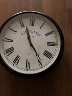 Leuke zwarte Riverdale klok, Ophalen, Zo goed als nieuw, Wandklok