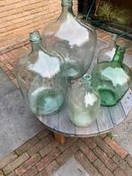 Vintage glazen flessen - voor wijn maken gebruikt, Hobby en Vrije tijd, Ophalen, Gebruikt