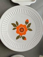 Flora keramiek Gouda * Rosa *, Ophalen, Keramiek, Zo goed als nieuw, Bord(en)
