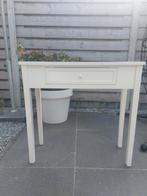 sidetable-wit, Huis en Inrichting, Tafels | Sidetables, Ophalen, Gebruikt, 50 tot 100 cm, 25 tot 50 cm