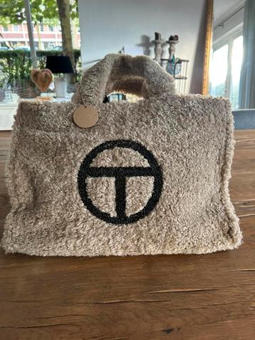 GIULIANO teddybont tas beige/pied de poule beschikbaar voor biedingen