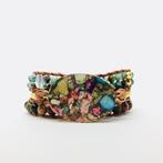 Kleurrijke handgemaakte armband van natuursteen, Ophalen of Verzenden, Nieuw
