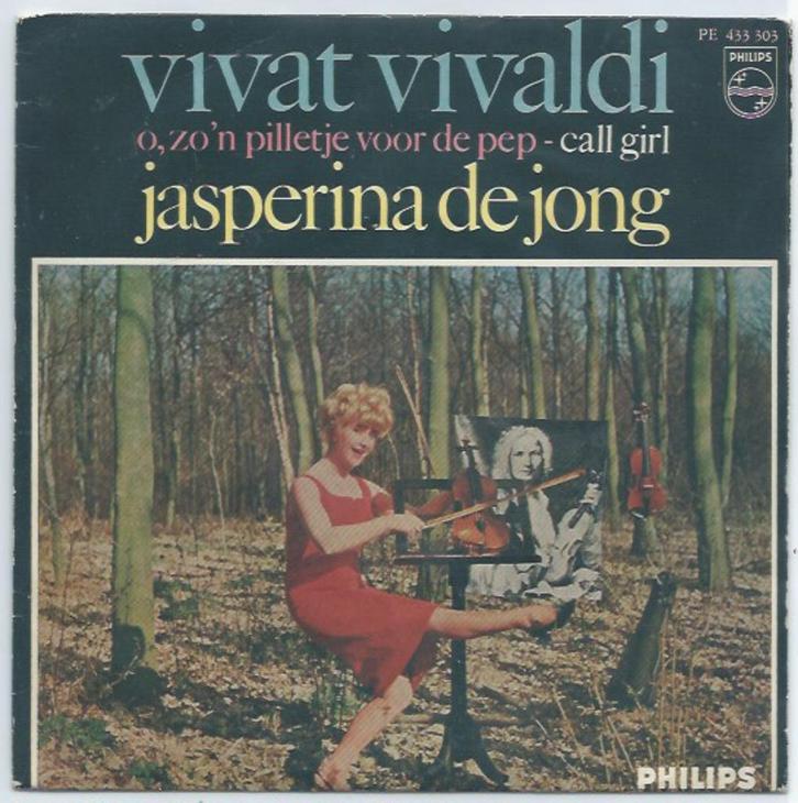 Jasperina de Jong- Vivat Vivaldi EP !!, Cd's en Dvd's, Vinyl | Nederlandstalig, Zo goed als nieuw, Levenslied of Smartlap, Overige formaten