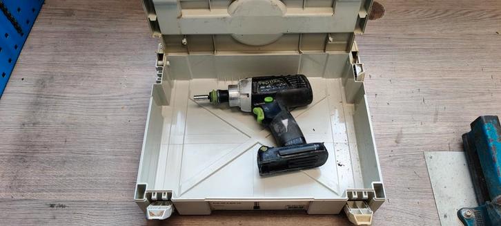 Festool PDC 18/4 body met centrotec kop in classic systainer, Doe-het-zelf en Verbouw, Gereedschap | Boormachines, Gebruikt, Boor- en Schroefmachine