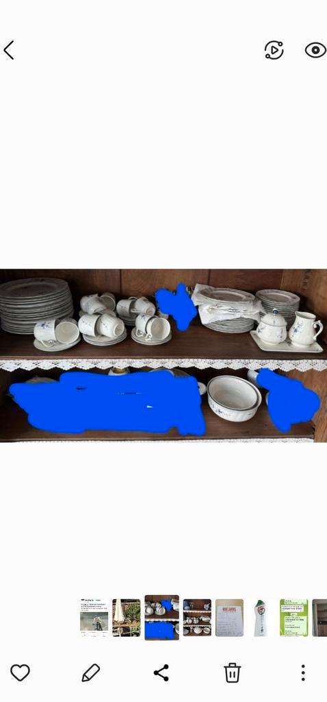 Villeroy en boch vieux Luxembourg 16 delig servies, Huis en Inrichting, Keuken | Servies, Zo goed als nieuw, Compleet servies