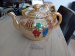 Japans eierschaal Theepot+ 4 kopjes met bijzonder motief, Ophalen