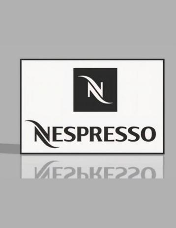Nieuwe Nespresso LED Reclamebak beschikbaar voor biedingen