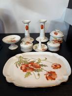 Antieke Chinese Keramiek Set met Bloemmotief - 8 Delig, Ophalen of Verzenden