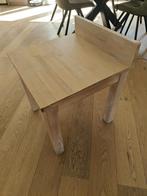 Bijzettafel eiken, Huis en Inrichting, Gebruikt, 50 tot 100 cm, Tot twee personen, Rechthoekig