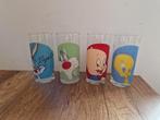 Vintage looney tunes glazen 1993, Verzamelen, Ophalen of Verzenden, Gebruikt, Frisdrankglas